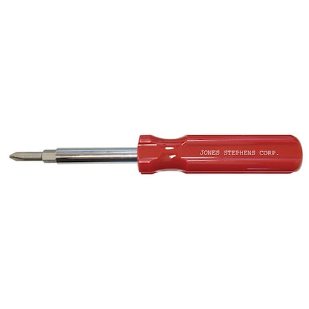 Jones Stephens 4 in 1 Screwdriver, Phillips and Slotted S41001